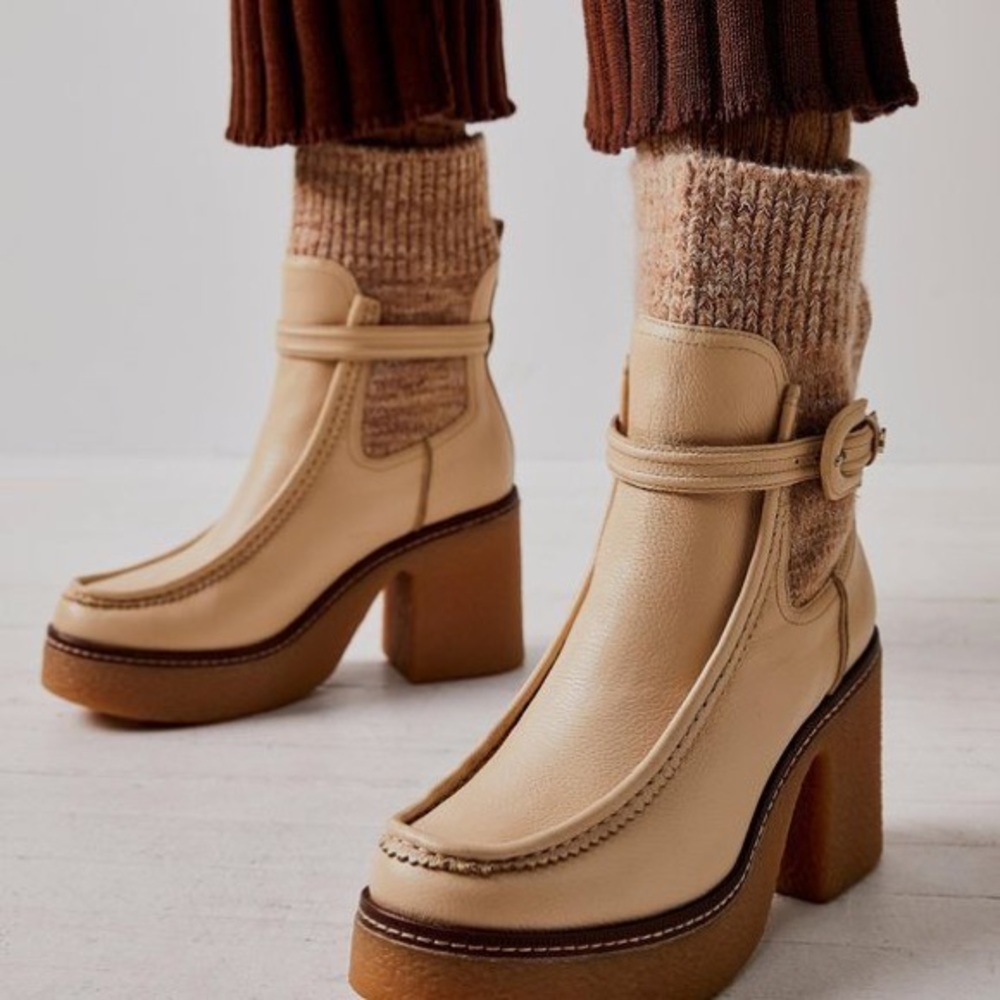Free people Sidney Sock Boots size 9